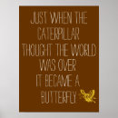 Recherche de citation papillon posters Chenille