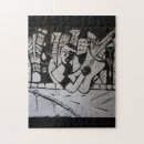 Recherche de guitariste puzzles Abstrait
