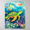 Recherche de peinture de tortue posters Nature