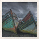 Suche nach fischerboot untersetzer Meer