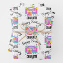 Recherche de girl papier cadeau Coloré