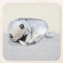 Recherche de spitz dessous de verres Chien