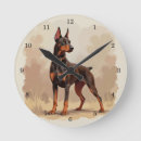 Recherche de dobermann horloges Amoureux des chiens