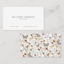 Recherche de fleurs de papillon cartes visite Aquarelle florale