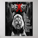 Suche nach roter löwe poster Schwarz