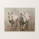 Recherche de peintures de cheval puzzles Vintage