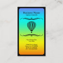 Suche nach heißluftballon visitenkarten Pilot