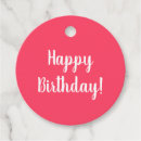 Recherche de anniversaire étiquettes cadeau Rose