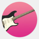 Recherche de guitare autocollants Rose