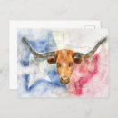 Recherche de drapeau texas m cartes postales Longhorn