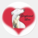 Recherche de levriers autocollants Chien