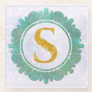Suche nach rosa mandala untersetzer Monogramm