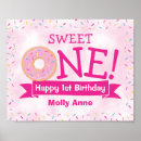 Suche nach geburtstags party poster 1 geburtstag eines donuts