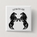 Recherche de cheval noir badges Sauvage