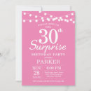 Recherche de partie 30ème surprise invitations Fête d'anniversaire
