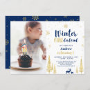 Recherche de winter onederland invitations Flocons de neige