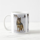 Recherche de loup tasses Neige