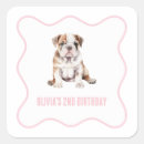Recherche de chiot bouledogue autocollants Chien