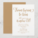 Recherche de de 13 ans invitations Treize