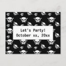 Recherche de crânes cartes postales Noir et blanc