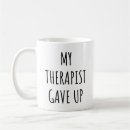 Recherche de psychologue drôle tasses Blague
