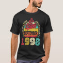 Recherche de 24ème anniversaire tshirts 1998