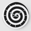 Recherche de cercles concentriques horloges Noir et blanc
