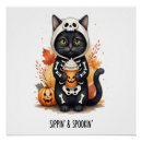 Recherche de chat halloween posters Horreur