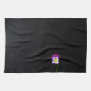 Suche nach violette blumen geschirr tücher Schwarz