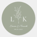 Recherche de logo mariage autocollants Classique