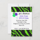 Recherche de motif de tigre invitations Noir