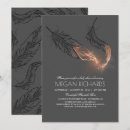 Recherche de plumes roses invitations Or rose