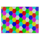 Recherche de hexagones planches à découper Coloré