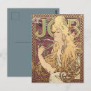 Suche nach vintage art nouveau postkarten Alphonse mucha