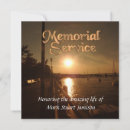 Recherche de sunset memorial invitations Service commémoratif