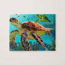 Recherche de tortues puzzles Plage