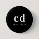 Suche nach und weißes monogramm buttons Einfach