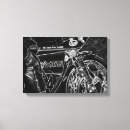Recherche de moto vintage art Toile