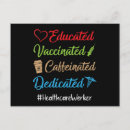 Recherche de educatrice cartes postales Vacciné