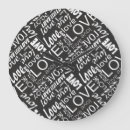 Suche nach black and white wanduhren Schwarz weiß