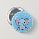 Recherche de elephant badges Baby shower éléphant