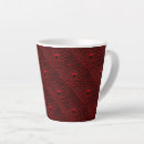 Recherche de crimson tasses Élégant