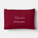 Recherche de texte rouge sacs Bridesmaid