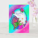 Recherche de ailes papillon vœux cartes Girl