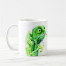 Recherche de cameleon tasses Aquarelle