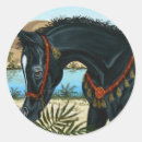 Recherche de petit cheval autocollants Noir