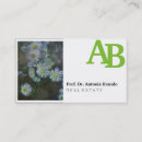 Recherche de portrait cartes visite Agent immobilier
