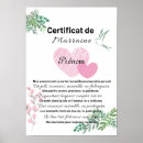 Recherche de de certificat posters Pour elle