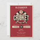 Recherche de cricket invitations Match de cricket