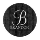 Recherche de noir planches à découper Monogramme
